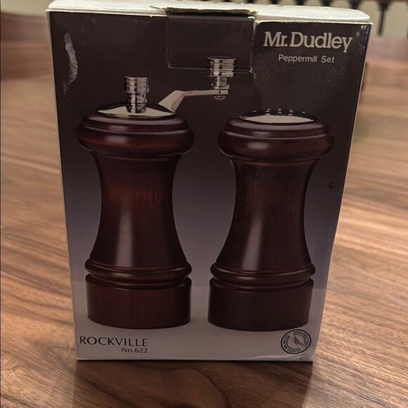 NEW Vintage Mr. Dudley Rockville Salt & Peppermill Set - Picture 2 of 12